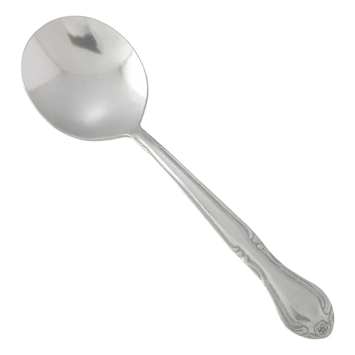 Elegance Bouillon Spoon, 18/0 Heavyweight-Dozen-