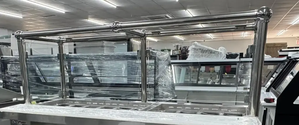 L & J Chrome Sneeze Guards  / 11 ft