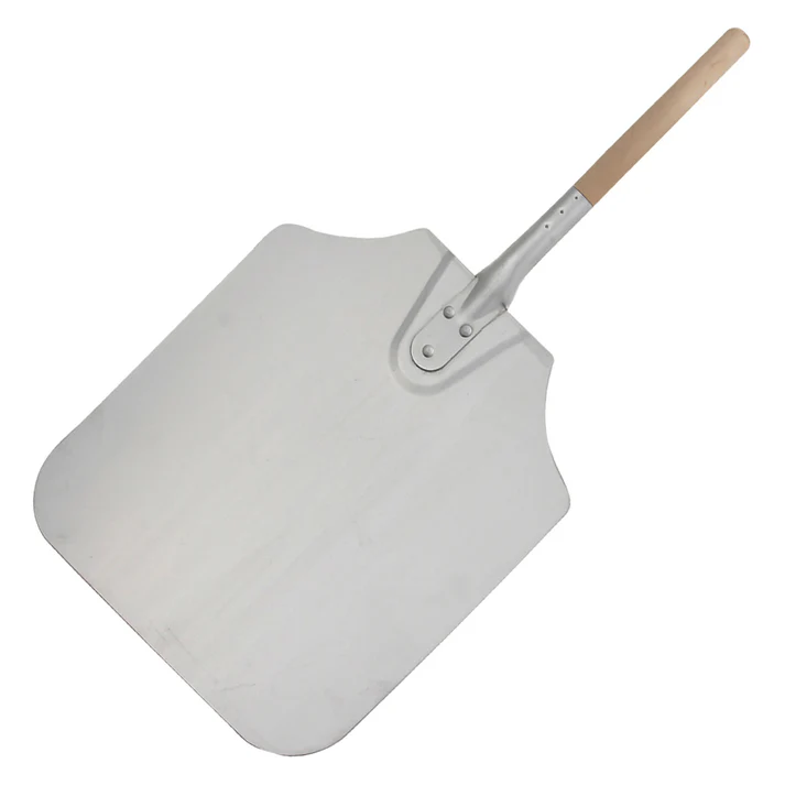26" Long Aluminum Pizza Peel with Blade / 16" x 18 "