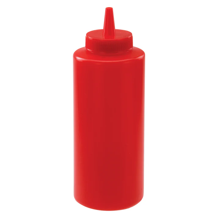 Regular Squeeze Bottles - 12 oz / Red