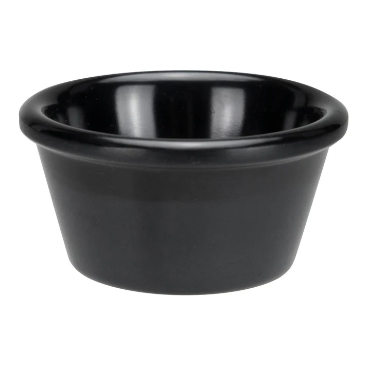 Melamine Ramekin, Plain -  1-1/2 oz / black