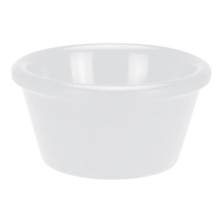 Melamine Ramekin, Plain , 2 oz / white