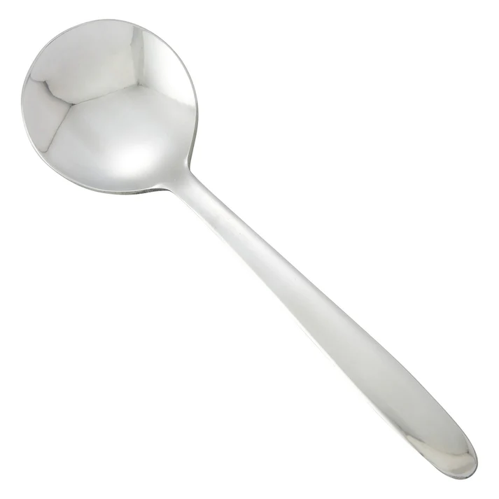 Flute Bouillon Spoon, 18/0 Heavyweight - Dozen - 