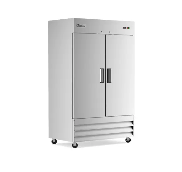 Coldline C-2FE 54" Solid Door Commercial Reach-In Freezer - Stainless Steel 