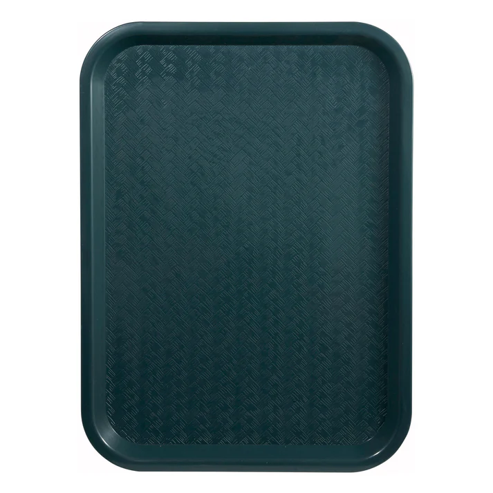 High Quality Plastic Cafeteria Tray - 10" x 14", Green