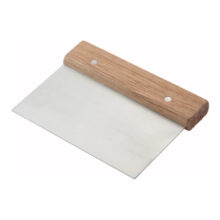 Dough Scraper, Wooden Handle
