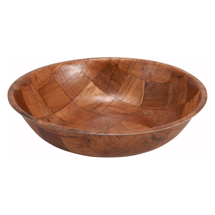 Salad Bowl, Wooden - 8"