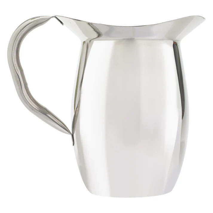 2 Qt S/S Bell Pitcher with Ice Guard