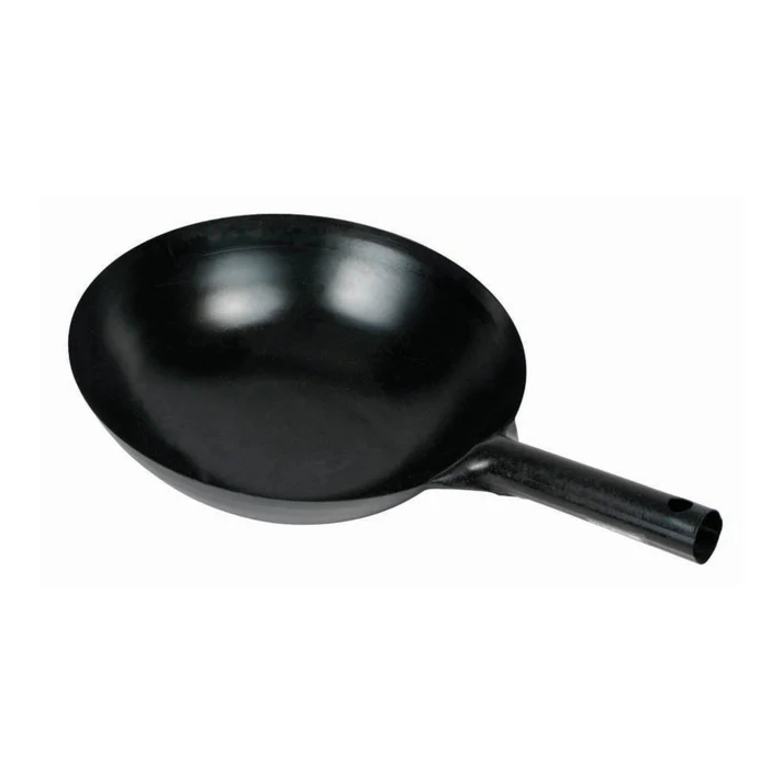 Black Carbon Steel Wok - 16"