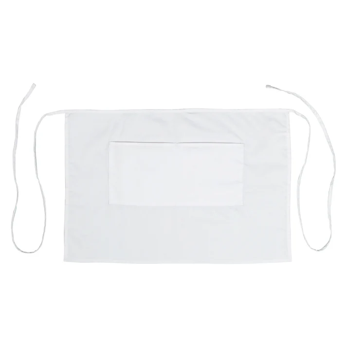 Bistro Half Length Apron - White