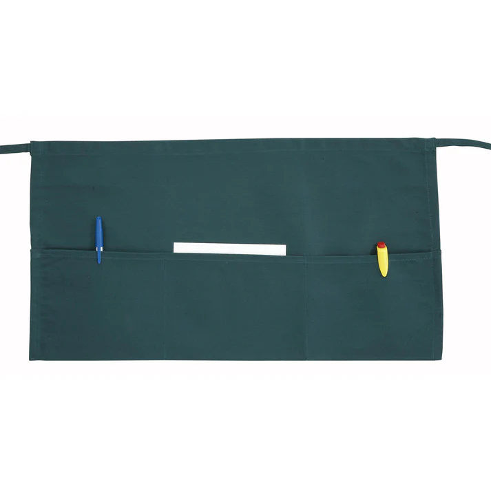  3-Pocket Waist Apron - Green