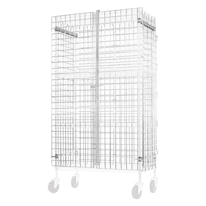 Security Cage, Chrome-Plated - 24" x 48" x 63"