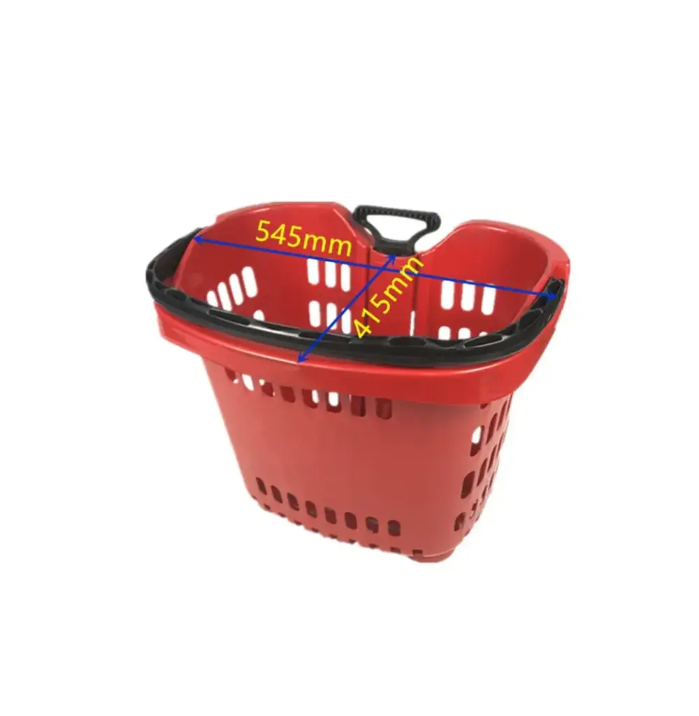 Red Grocer Shopping Basket 
