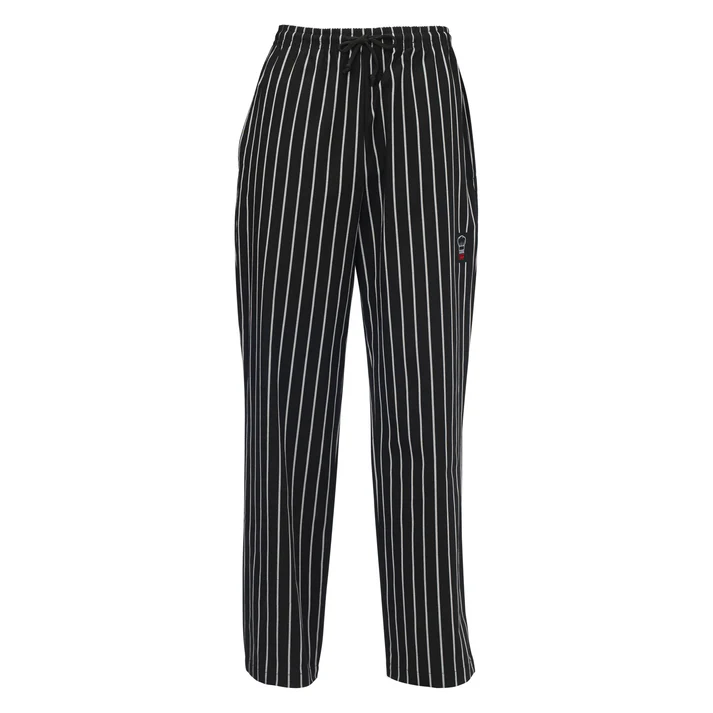 Chef Pants, Woven Chalkstripe - Small