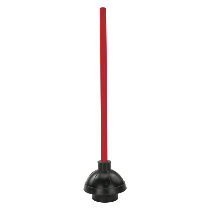 19" Toilet Plunger with Wooden Handle