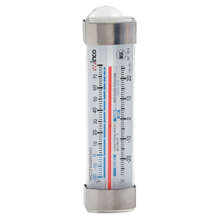 Refrigerator/Freezer Thermometer, Suction Cup