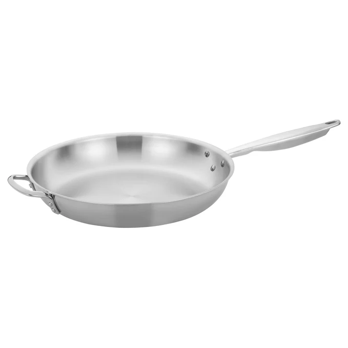 Tri-Gen Tri-Ply Stainless Steel Fry Pan, Natural - 14" Dia