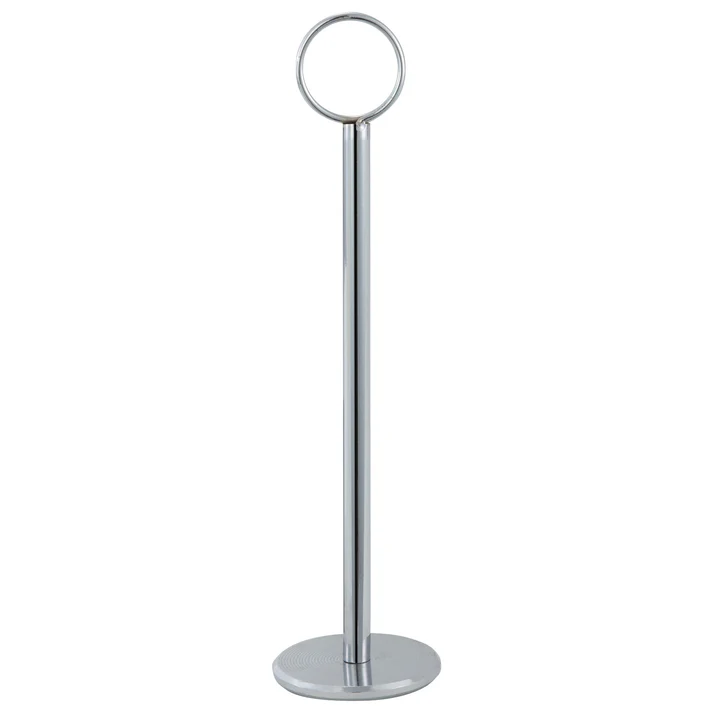  Table Number Holder, Chrome - 8"