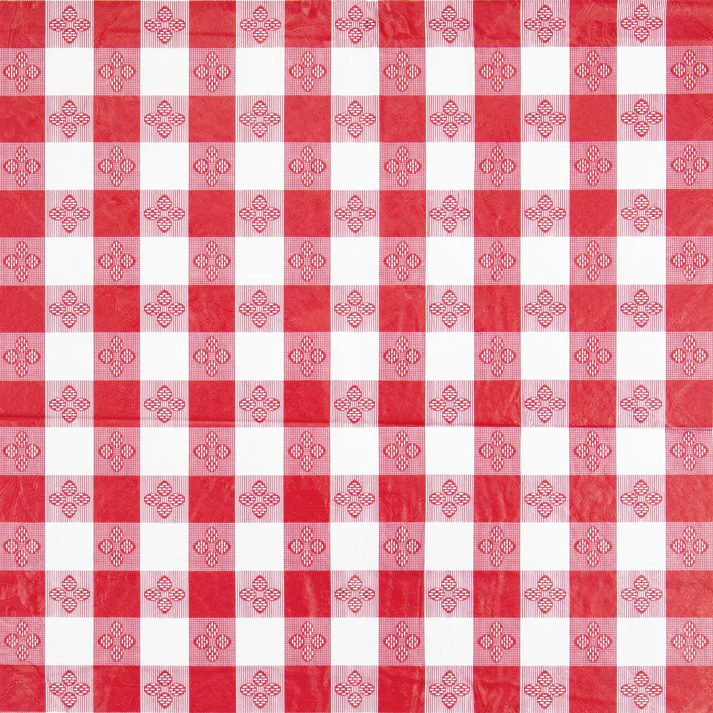 Table Cloth, Rectangle - Red, 52" x 90"