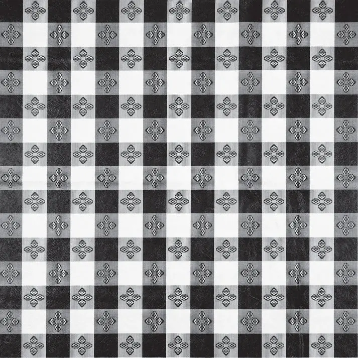 Table Cloth, Rectangle - Black, 52" x 70"