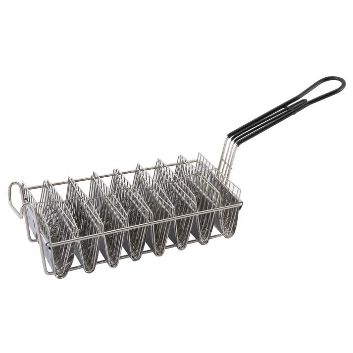 Fry Basket - Taco Shells - 6" Wide 8-Slots