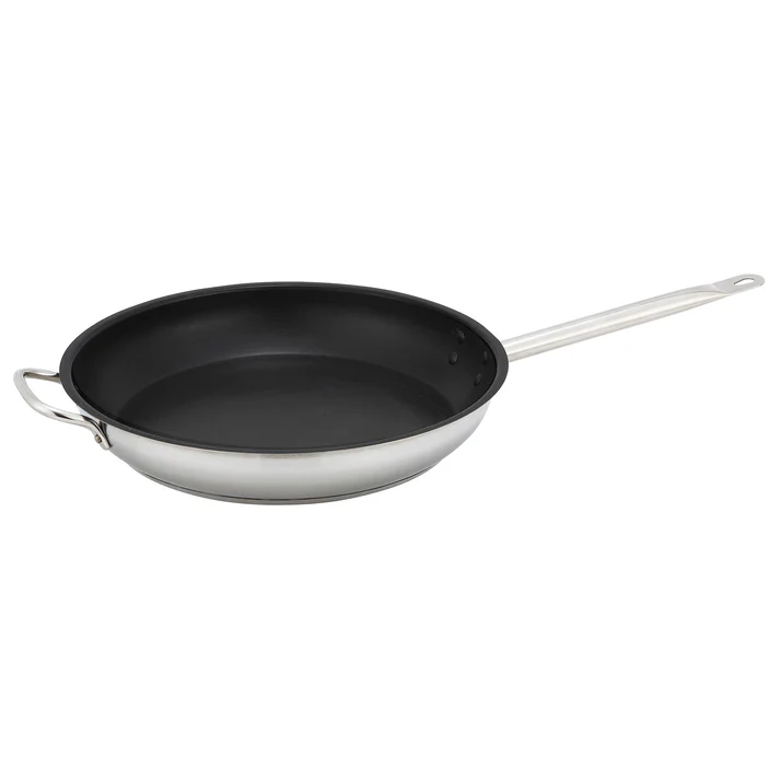 Stainless Steel Fry Pan, Non-Stick - 12" Dia