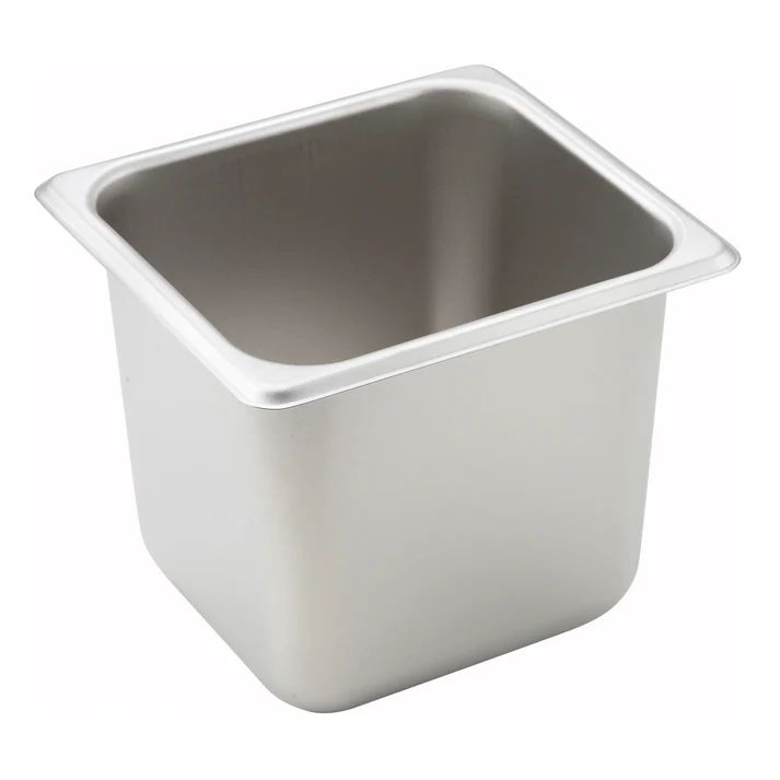 Straight-Sided Steam Pan, 25 Gauge Stainless Steel