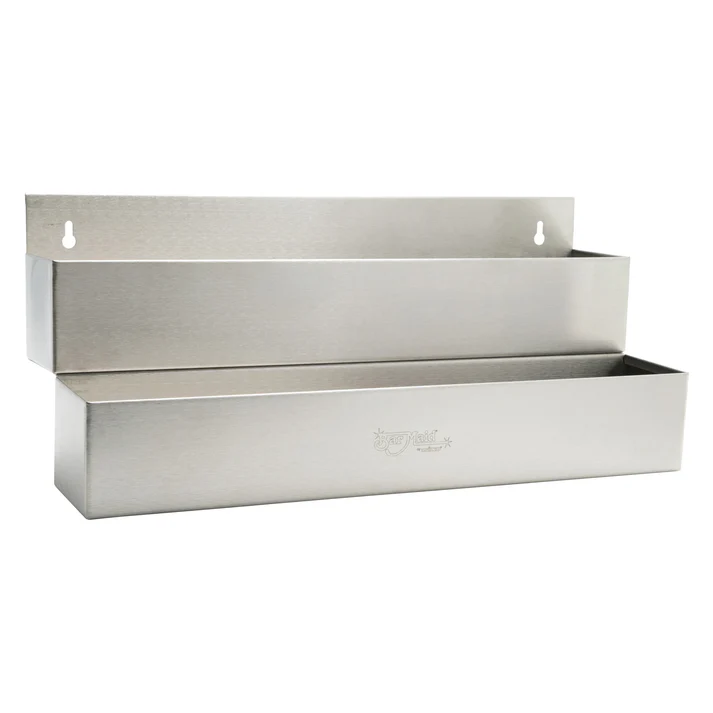 Bar Maid Double Bar Speed Rail, Stainless Steel - 22"