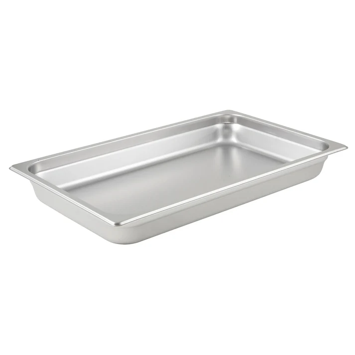 Anti-Jam Steam Pan, 23 Gauge Stainless Steel - Full, 2-1/2"
