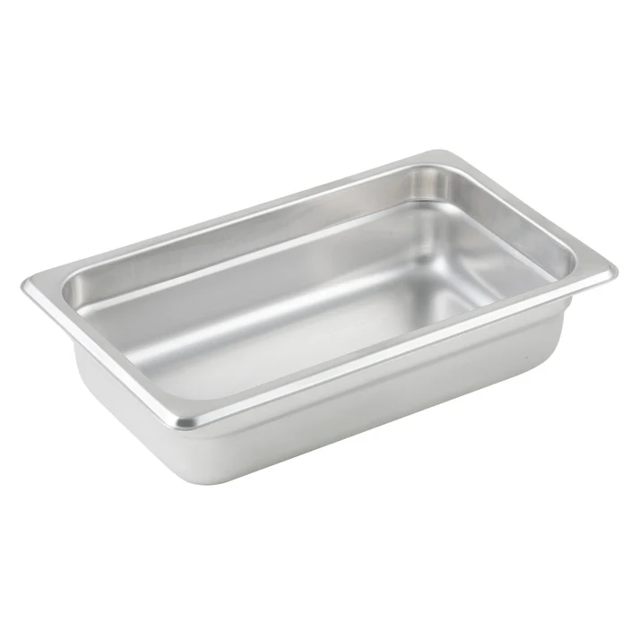 Anti-Jam Steam Pan, 24 Gauge Stainless Steel - 1/4, 2-1/2"