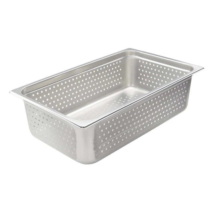 Perforated Steam Pan, 22 Gauge Stainless Steel