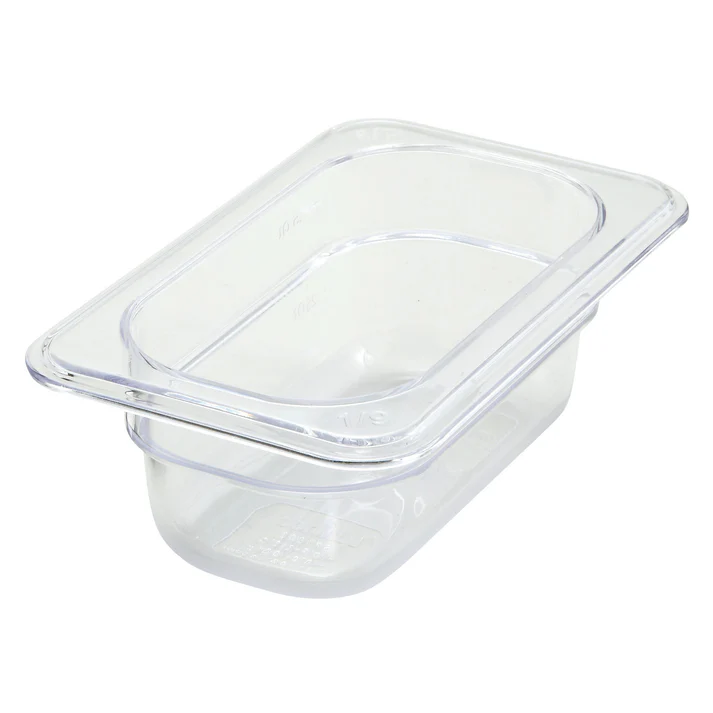 Polycarbonate Food Pan, 1/9 Size - 2-1/2"