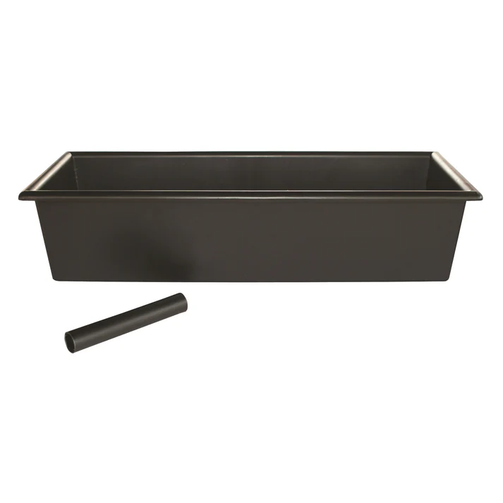 Bar Maid Drain Tray with Drain Tube, Black