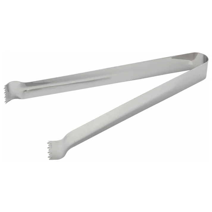  Pom Tongs, Satin Finish Stainless Steel