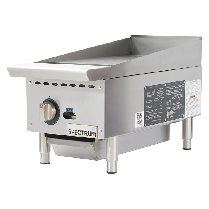 Spectrum Gas Griddle,  Wide, Natural / LP