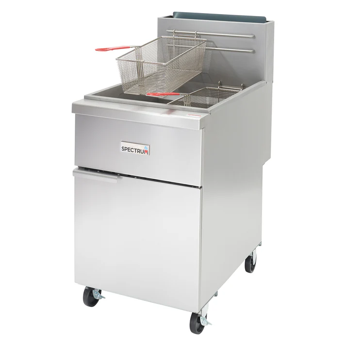 Spectrum Gas Deep Fryer, 70lb, 5-Tube, Liquid Propane