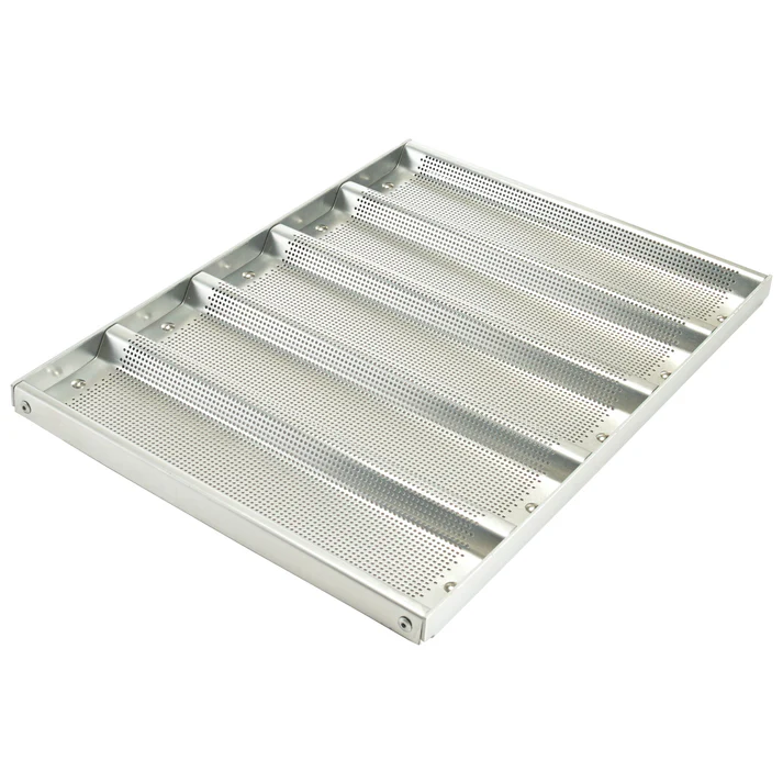 6-Channel Perforated Non-Stick Baguette Pan