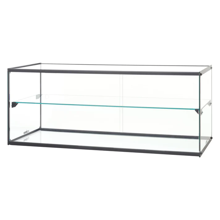 Glass Ambient Display Case, 36"L x 16"D x 15"H