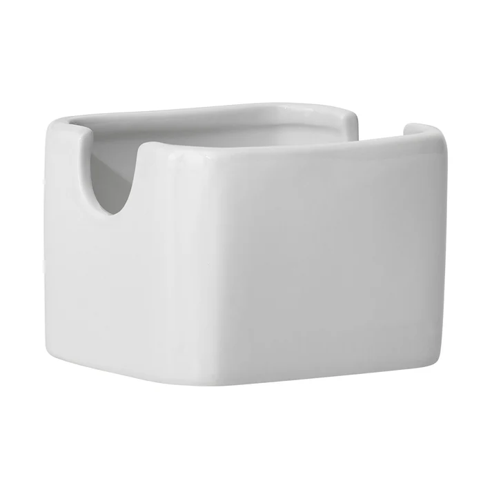 Sugar Packet Holder, White Porcelain