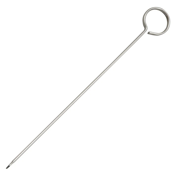  Oval Stainless Steel Skewers - 8"