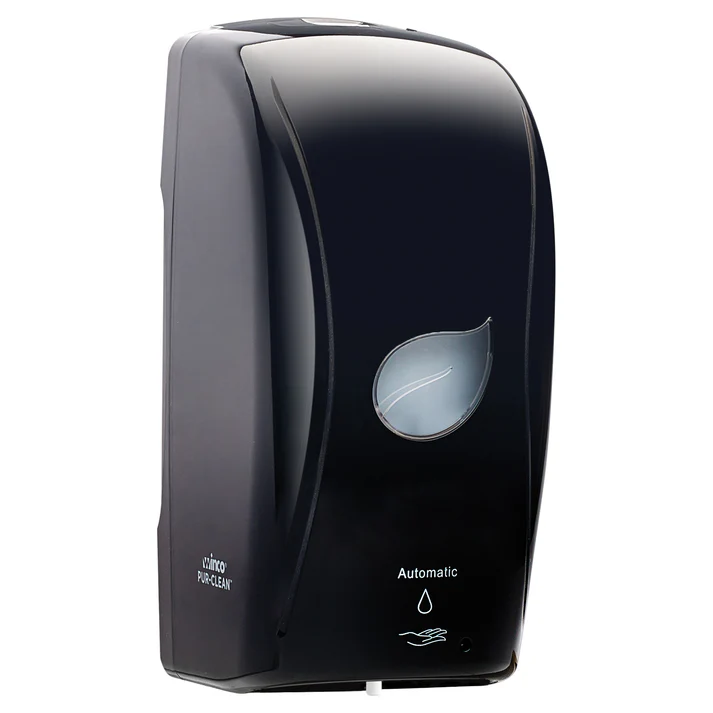 Pur-Clean Automatic Soap Dispenser, Liquid - Black