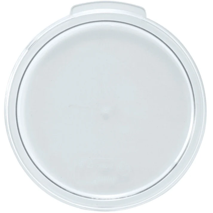 Cover for Round Storage Container, Translucent, Polypropylene - 6 | 8 Quart