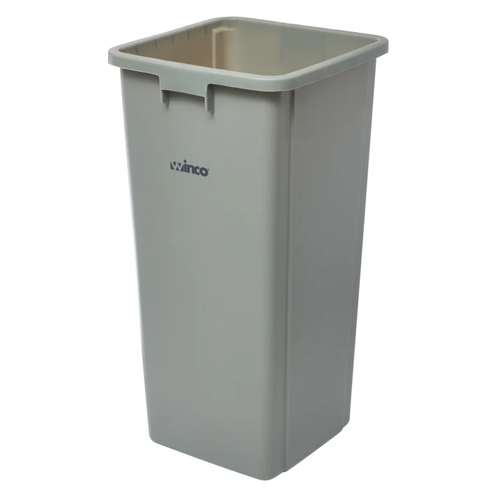 Tall Square Trash Can - 23 Gallon, Gray