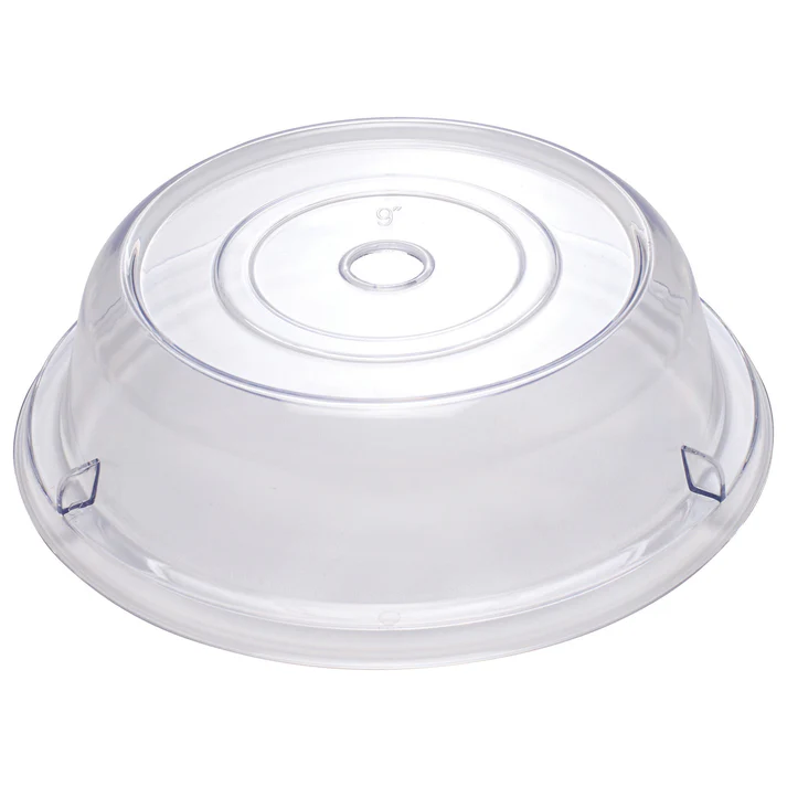 Clear Polycarbonate Plate Cover - 9" Dia