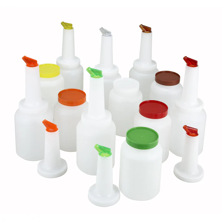 2qt Liquor/Juice Pour Bottle, 12 pcs/cs, 2 of Each Color