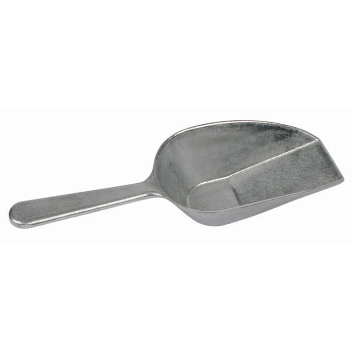 Aluminum Scoop, Flat Bottom - 7 oz