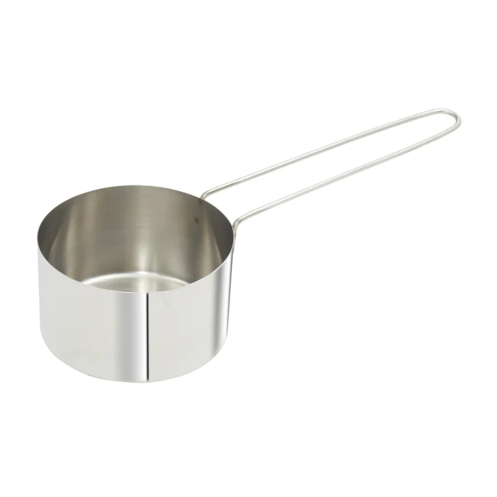 Stainless Steel Measuring Cup with 6" Long Loop Handle, 1-1/2 Cup