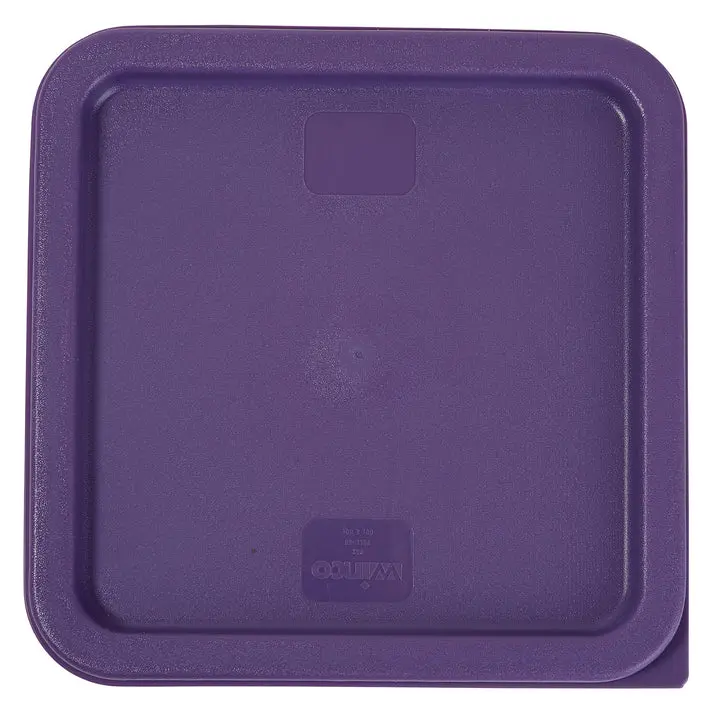  Allergen-Free Polyethylene Cover for Square Storage Container - 6 | 8 Quart