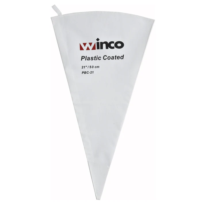 Pastry Bag, Cotton with Plastic Coating - 21"