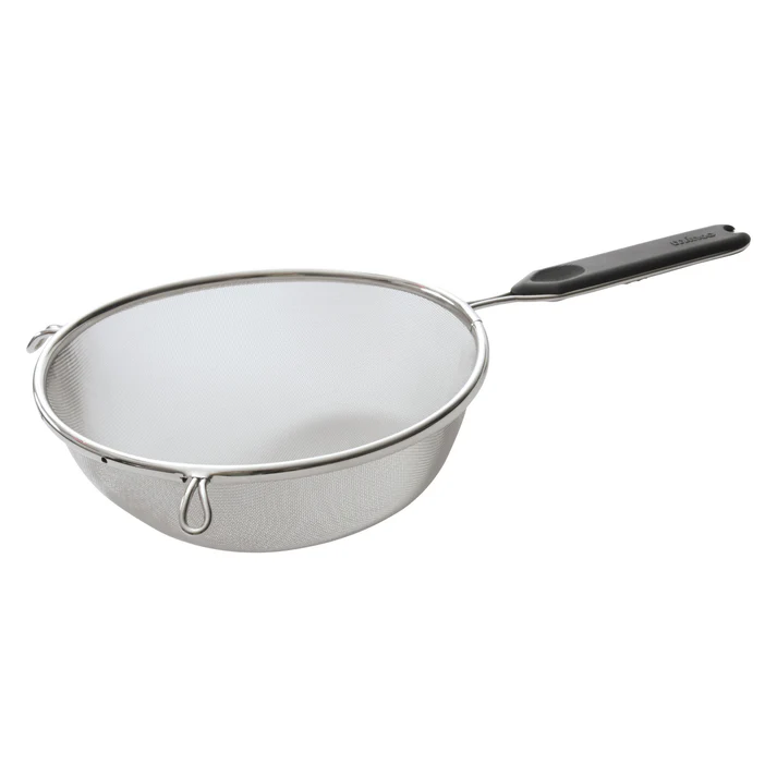 8" Single Fine Mesh Strainer with Plastic Handle